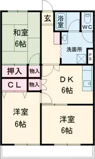 欅マンション【6階】の間取り