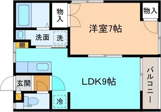 ミエールドルチェ【2階】の間取り