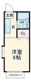 エレムナオミネ【2階】の間取り