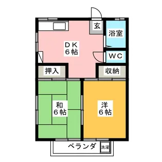 シャンティ湘南【2階】の間取り