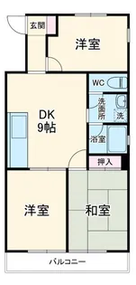 中村養蜂ビル【3階】の間取り