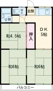 高橋荘【2階】の間取り