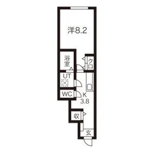 LebeL drie【1階】の間取り