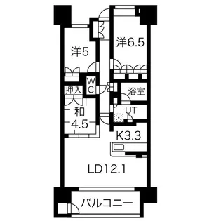 プラウド仙台青葉通【16階】の間取り