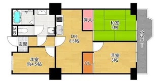 3DKの間取り画像