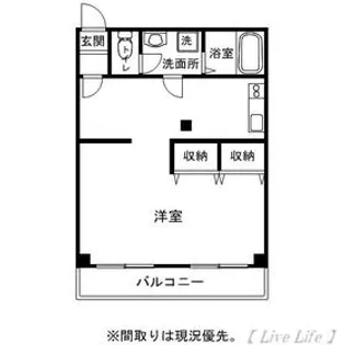コーポ21加納【2階】の間取り