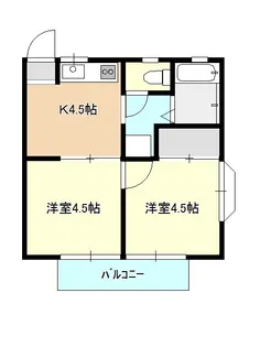 MAISON CANADA(メゾンカナダ)【2階】の間取り