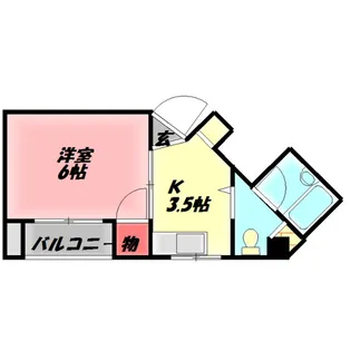 モリビル寺内町【4階】の間取り