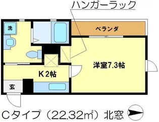 アルカスNEXT御池【4階】の間取り