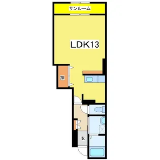 アルモニーテ【1階】の間取り