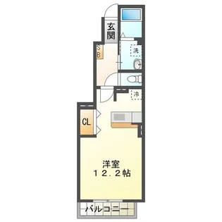 SUNLIT MURAKAMI【1階】の間取り