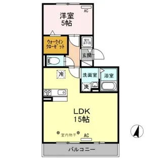 ロイヤルタウン松崎 B【3階】の間取り