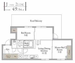 東京都杉並区松庵3【マンション】の間取り