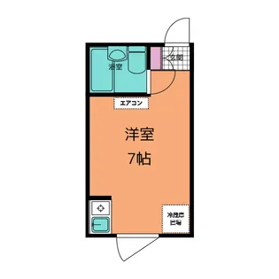 1Rの間取り画像