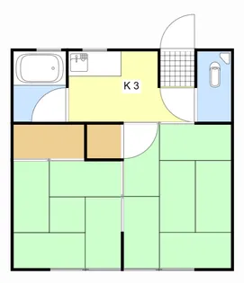 前野荘【2階】の間取り