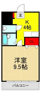 リバーサイドマンション10【1階】の間取り