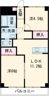 Chez Moi Maebashi シェモワ前橋【3階】の間取り