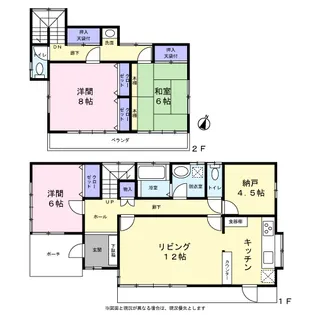 千葉県習志野市藤崎3【一戸建】の間取り