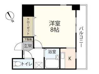ハートランド舟入中町【3階】の間取り