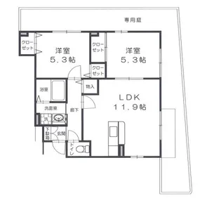 ラップランドみずかみ【2階】の間取り