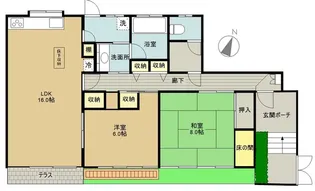 東京都大田区鵜の木1【一戸建】の間取り