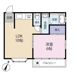 Brilliant辻【1階】の間取り