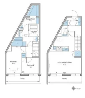 ルフォンリヴェント杉並永福の間取り