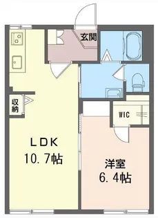 アネックスQM【2階】の間取り