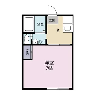 栄和ハイツ【1階】の間取り