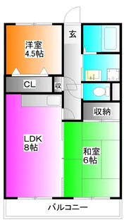 角ビル【3階】の間取り