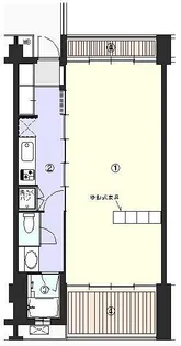 サバービアB【3階】の間取り