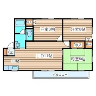 Corpo KYODAI D【2階】の間取り
