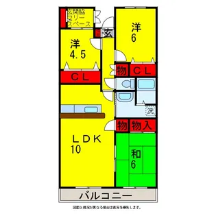 ユーフォニー市原【5階】の間取り
