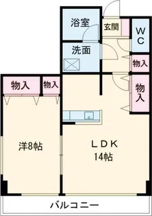 サン=テグジュビル【7階】の間取り