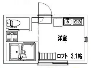 AZEST RENT羽田I【1階】の間取り
