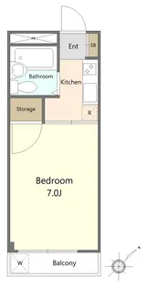 エステートII【4階】の間取り