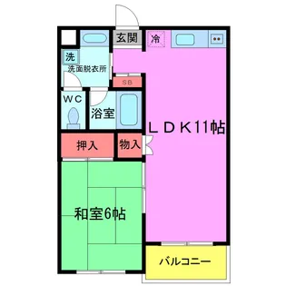 セントヒルズ本八幡【3階】の間取り