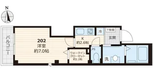 ビューノ江原【2階】の間取り
