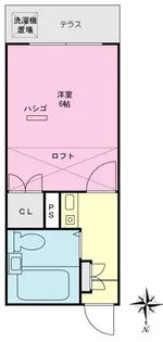 パレス弘明寺第5【1階】の間取り