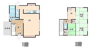 群馬県高崎市片岡町2【一戸建】の間取り