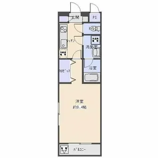 神奈川県相模原市中央区鹿沼台1【マンション】の間取り