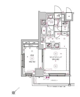 RELUXIA東向島【7階】の間取り