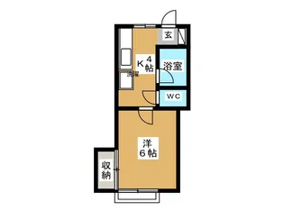 東京都大田区蒲田1【アパート】の間取り