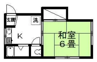 むさし荘【1階】の間取り