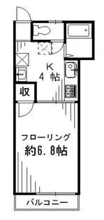 スクエアーハイムV【2階】の間取り
