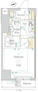 HY’s 上野松が谷【6階】の間取り