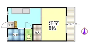 フォブール・パルファン【3階】の間取り