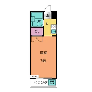 ベルセゾン島田【3階】の間取り