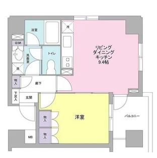 K’s新中野【2階】の間取り