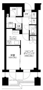 ブランズ六本木【5階】の間取り